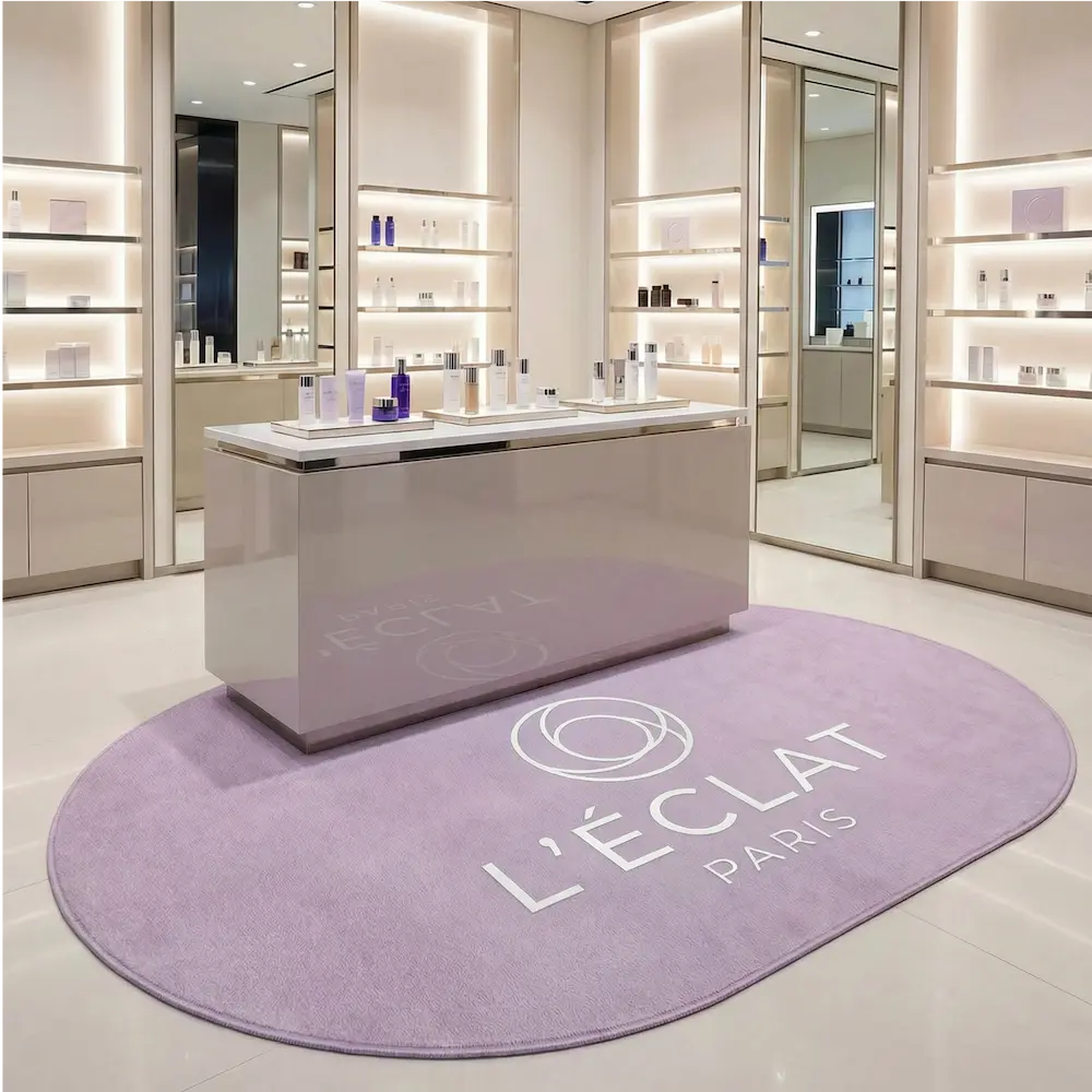 Custom Beauty Shop Logo Rugs