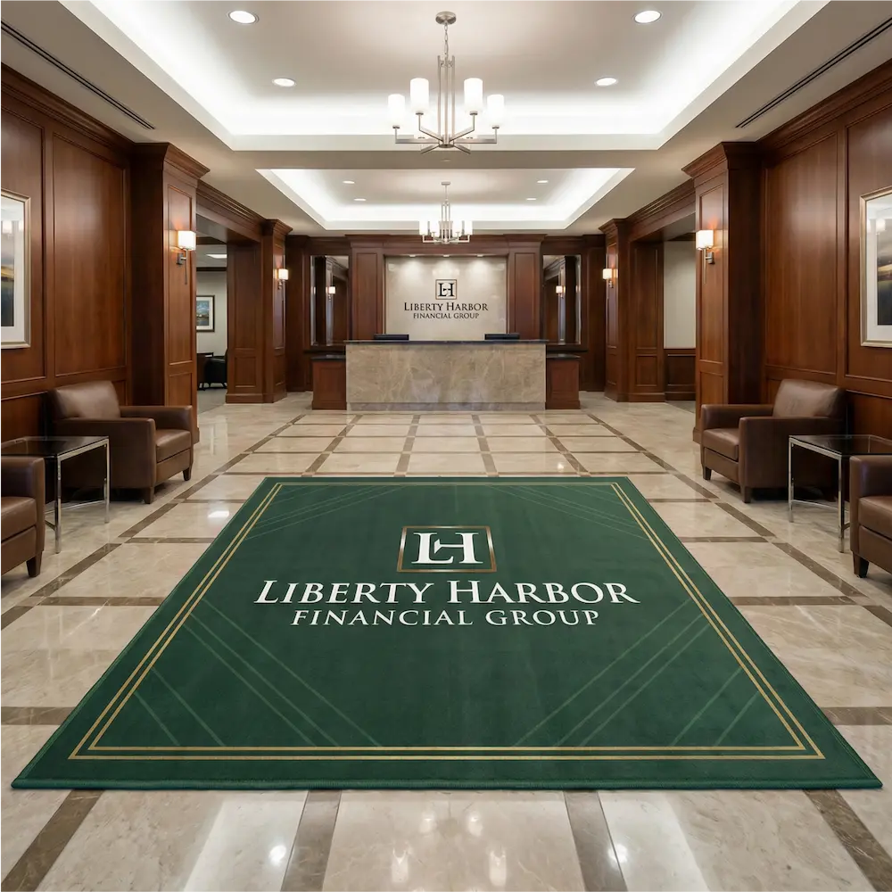 Custom Bank Logo Rugs
